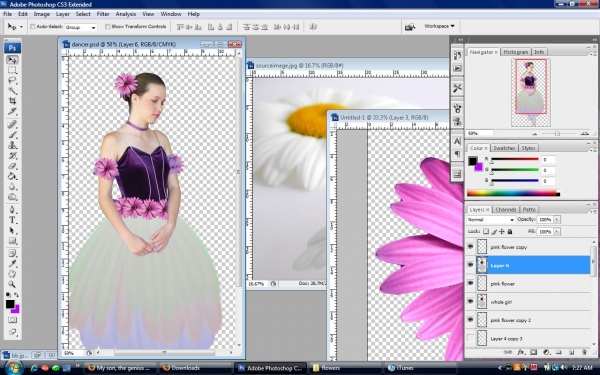 Creation of A dancers dreamland: Step 7